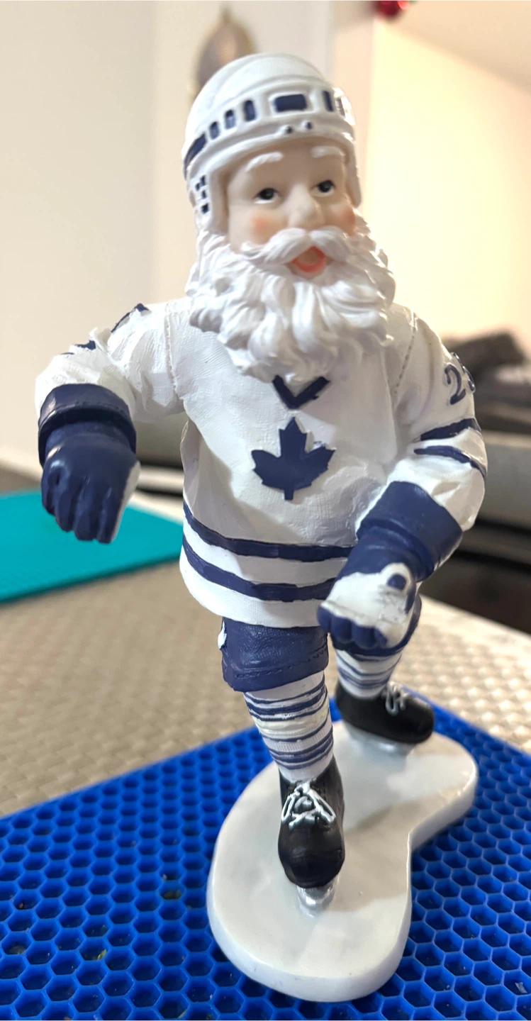 Toronto Maple Leafs Santa Figurine - photo 5