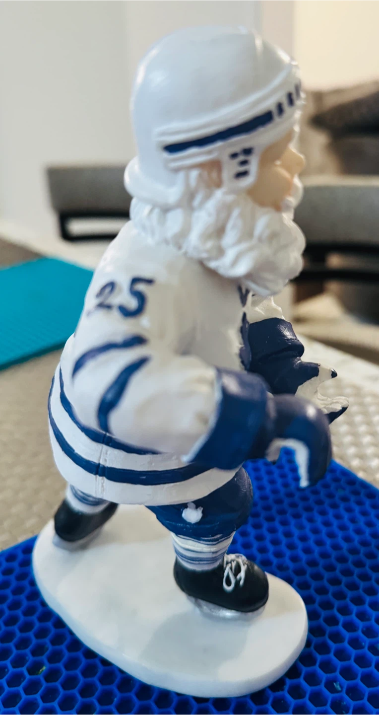 Toronto Maple Leafs Santa Figurine - photo 2