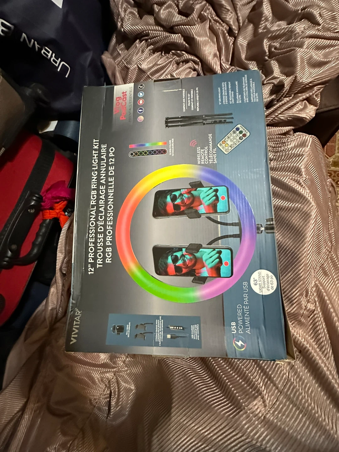 Vivitar 12" Professional RGB Ring Light Kit