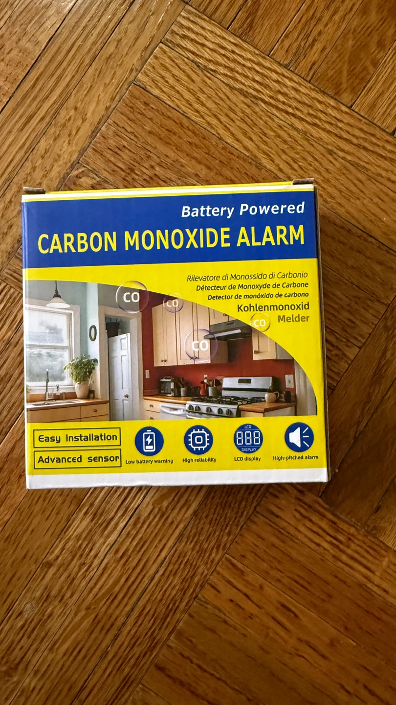 New Battery Powered Carbon Monoxide Alarm