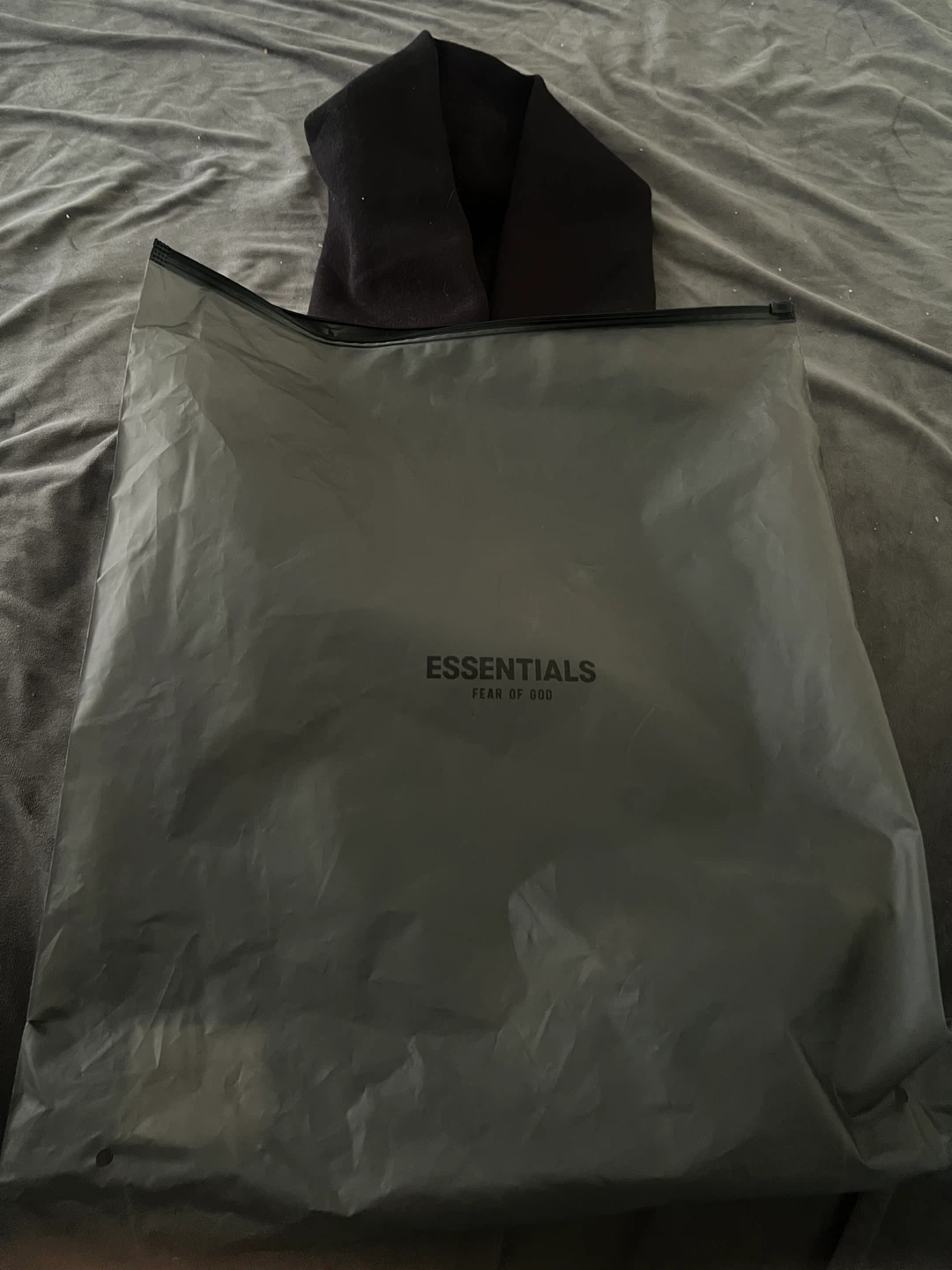 Essentials Fear of God Hoodie - Size XS - Black