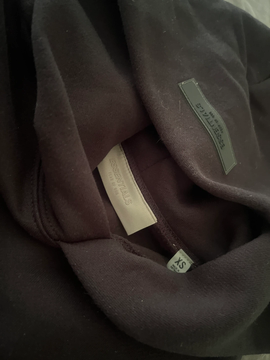 Essentials Fear of God Hoodie - Size XS - Black - photo 4