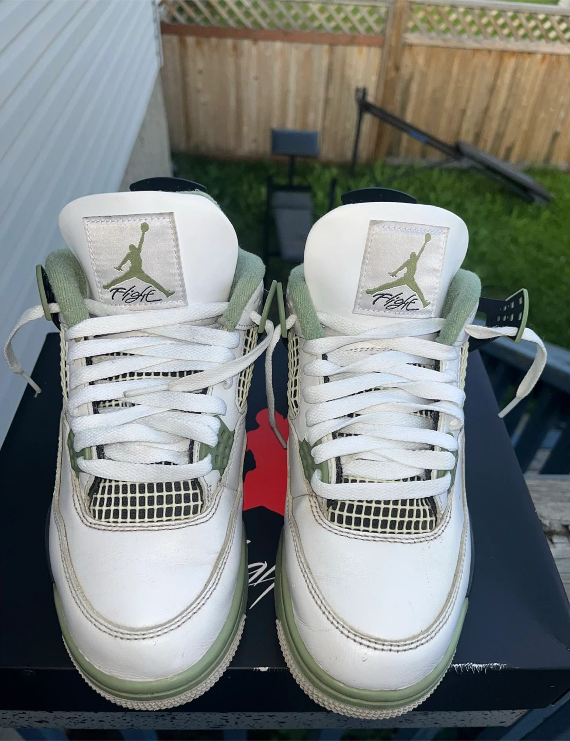 Air Jordan 4 Retro seafoam green - photo 4