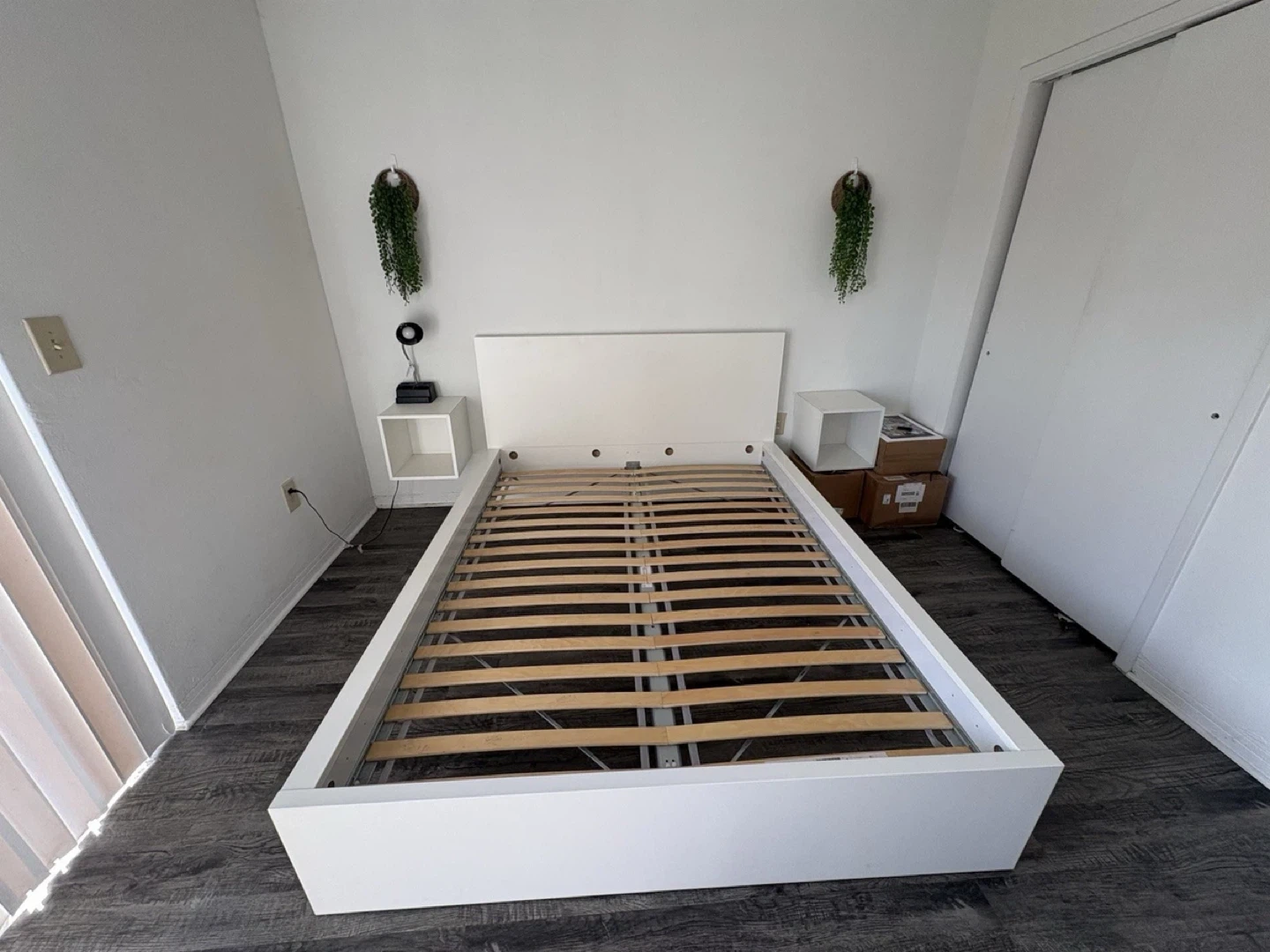 IKEA Malm White Queen Bed