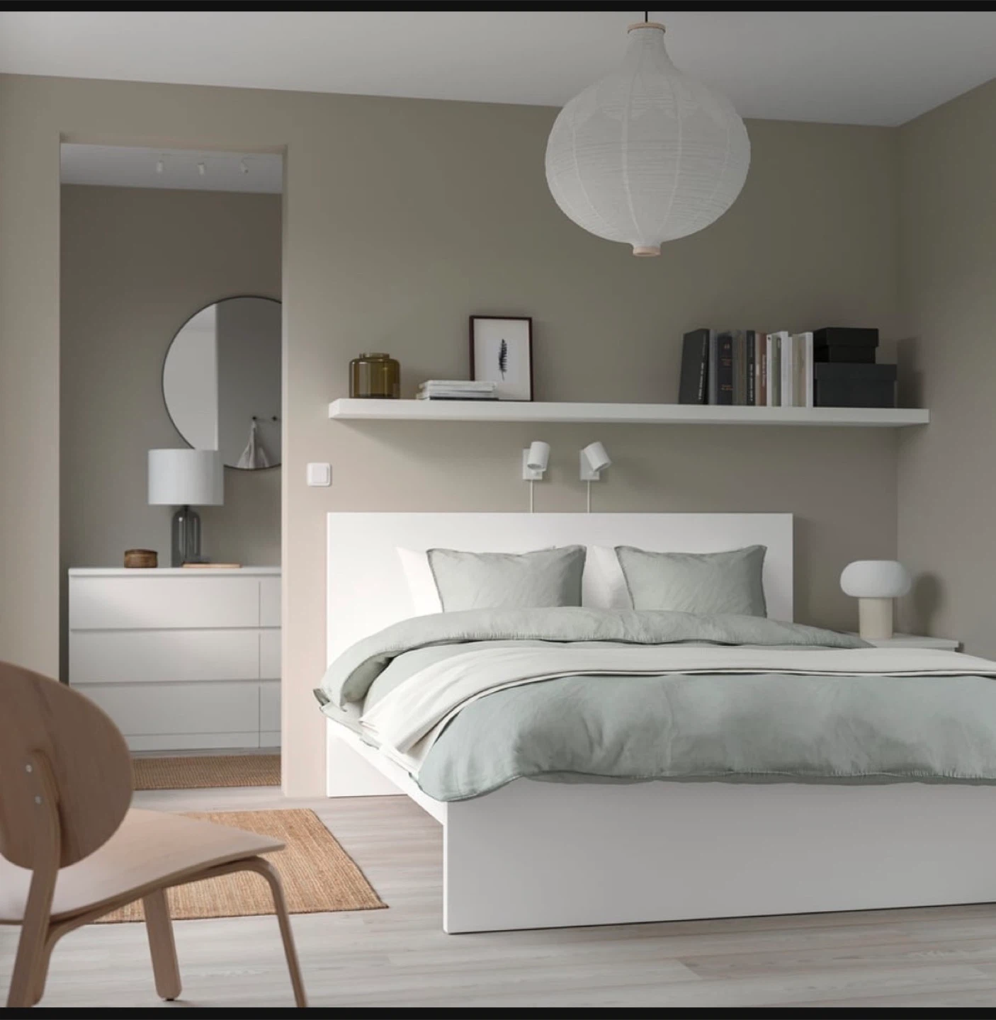 IKEA Malm White Queen Bed - photo 2