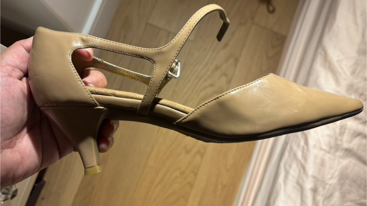Aerosoles Heelfirst Beige Heels Size 10.5 - photo 3