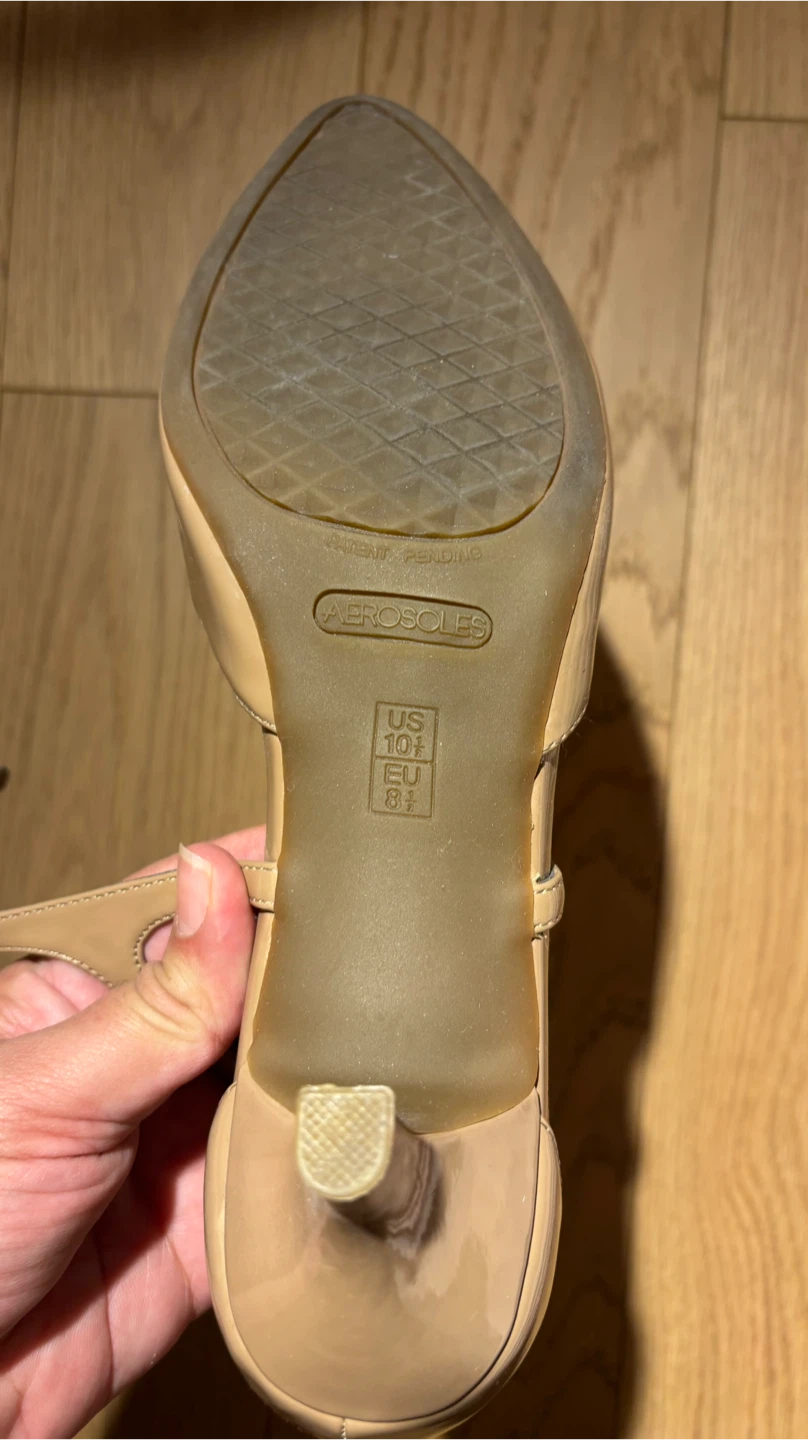 Aerosoles Heelfirst Beige Heels Size 10.5 - photo 2