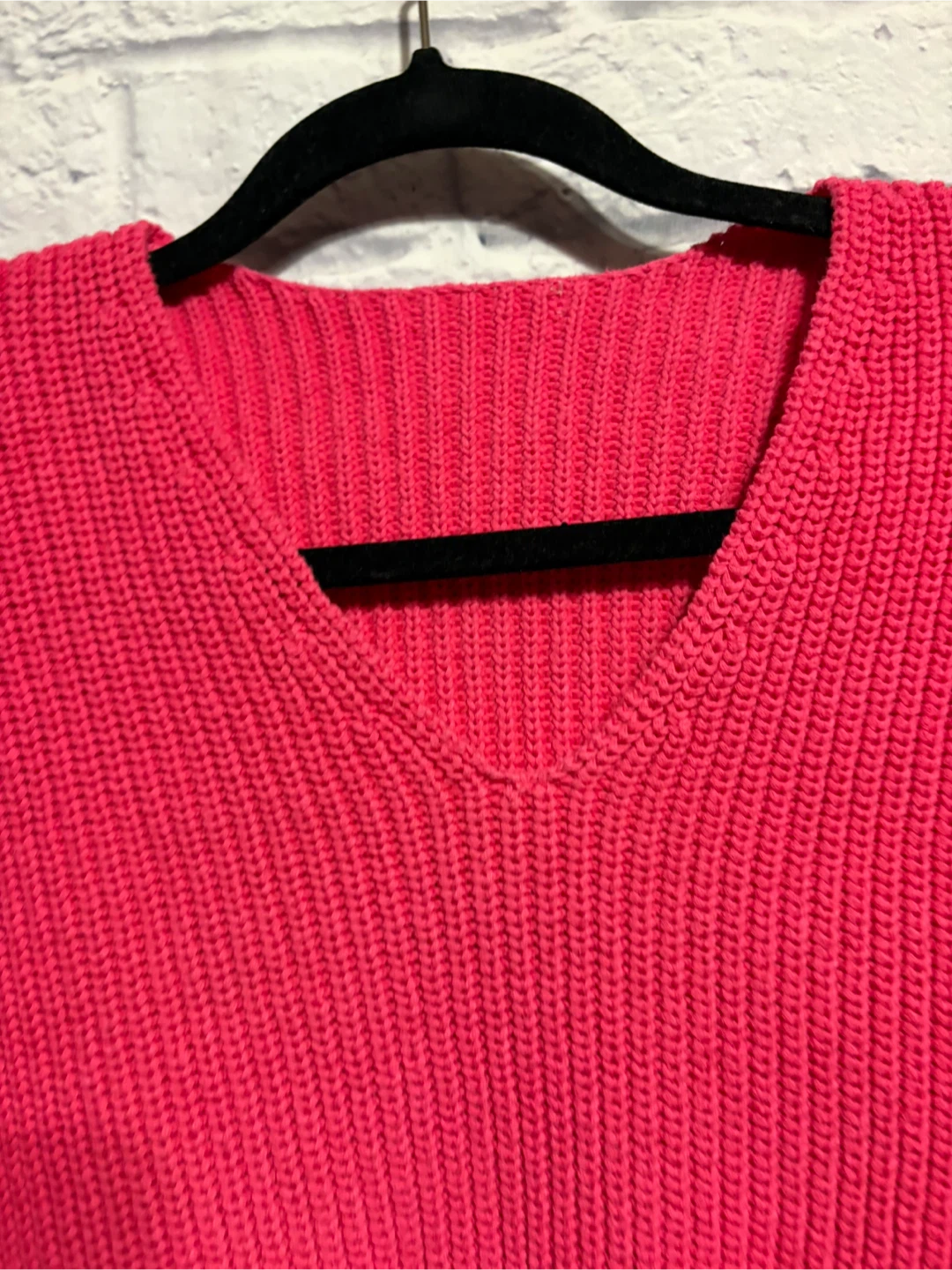 H&M Pink Cotton Knit Sweater - photo 3