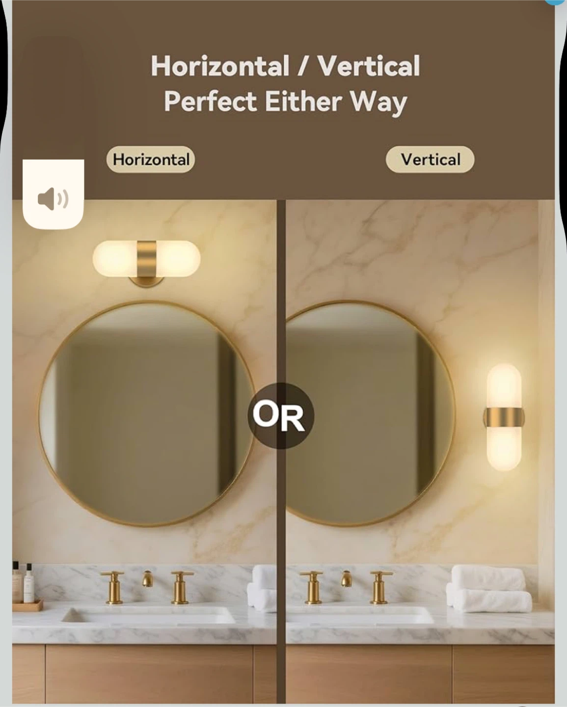 🚚📦Tubicen Wall light fixture - Gold & White - photo 2