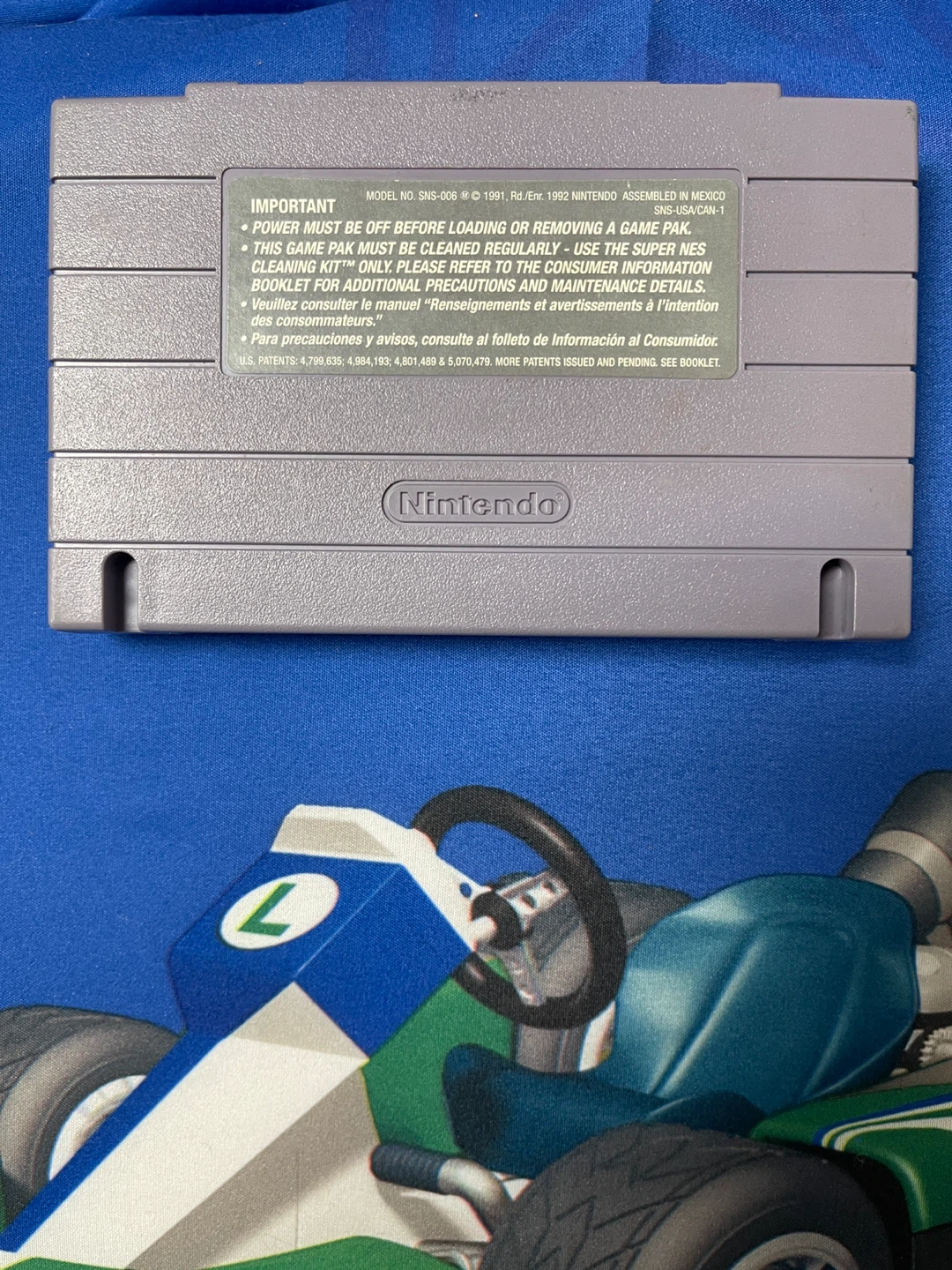 Super Nintendo Street Fighter II Game Cartridge - photo 2