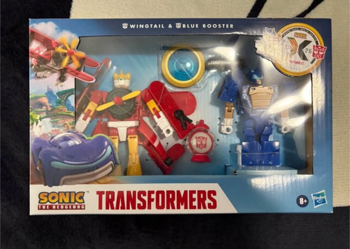 Sonic the Hedgehog Transformers Wingtail & Blue Booster
