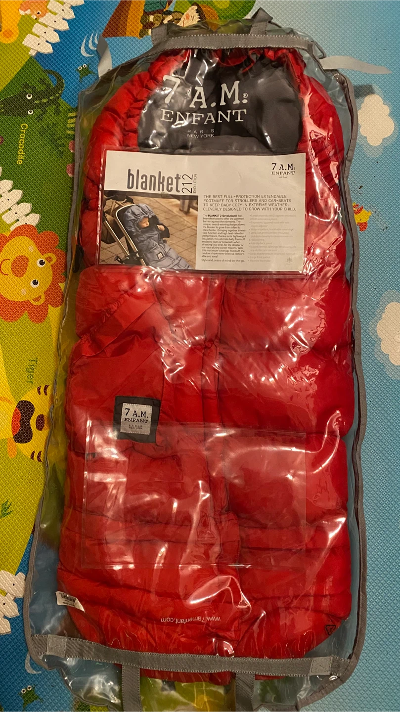 7 A.M. Enfant Blanket 212 Evolution Footmuff - Red