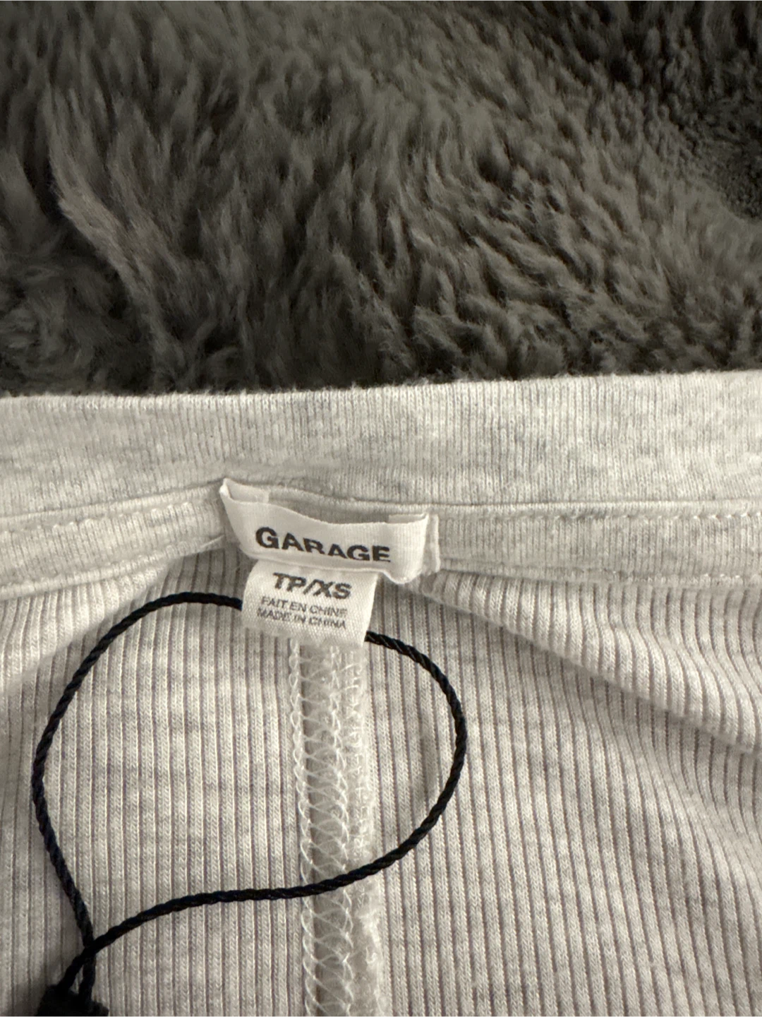 Garage Ribbed Long Sleeve Top - Size XS - photo 2