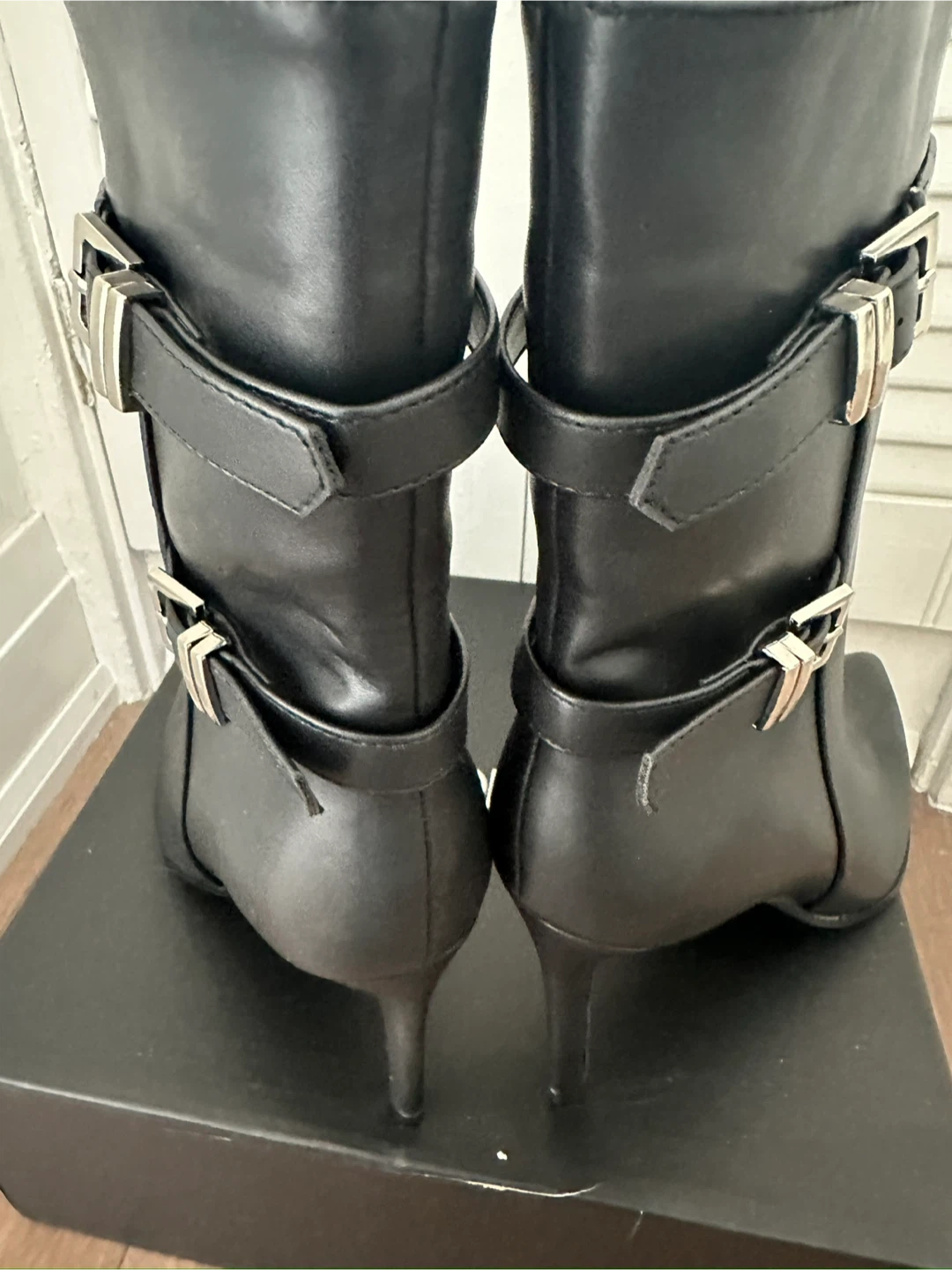 Fashion Nova Black Heeled Boots - photo 4