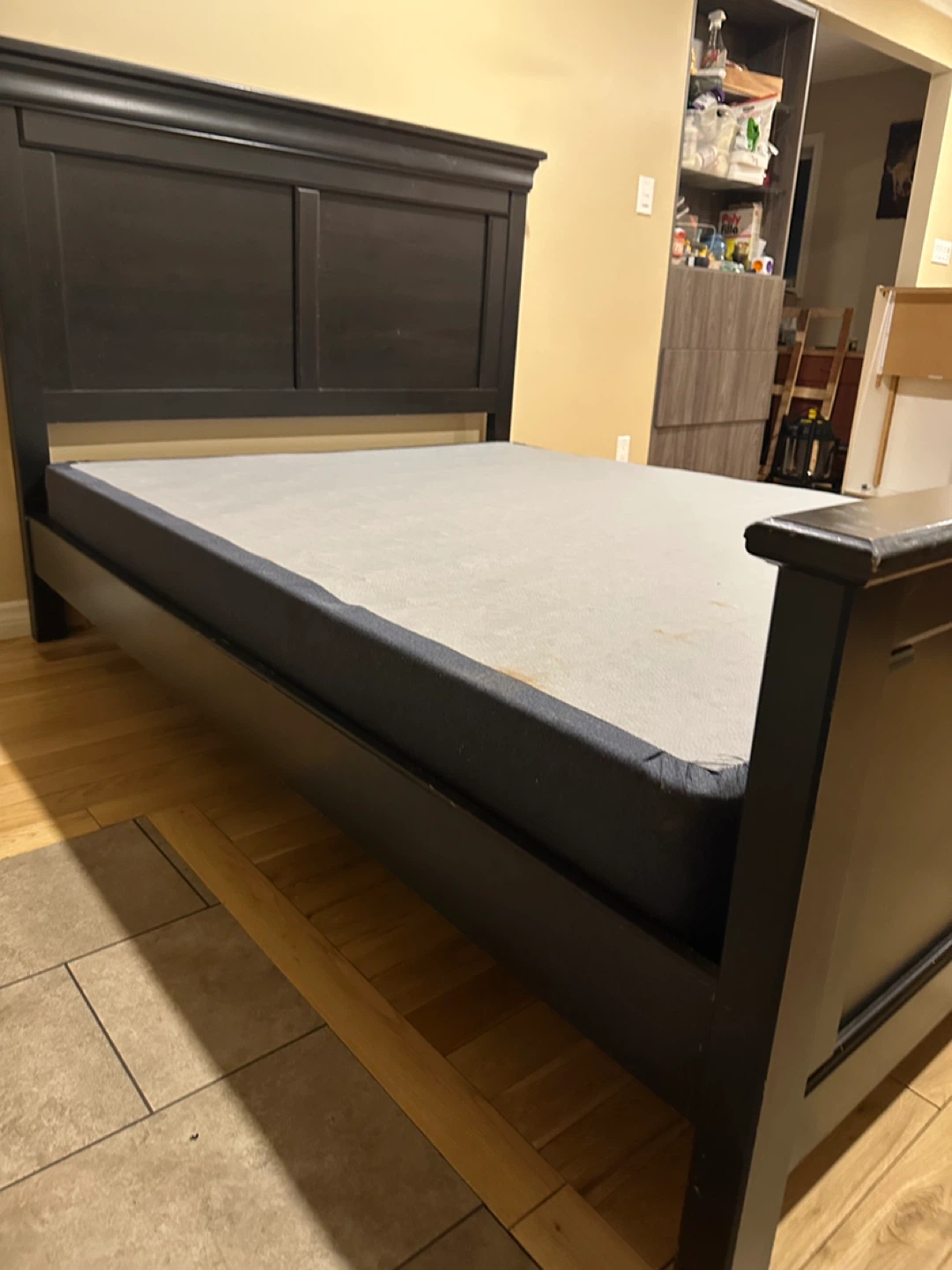 Black Queen Size Bedframe Set (CAN DELIVER) - photo 3