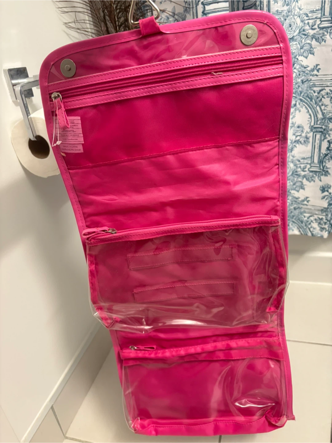 Polka Dot Hanging Travel Toiletry Bag - photo 2