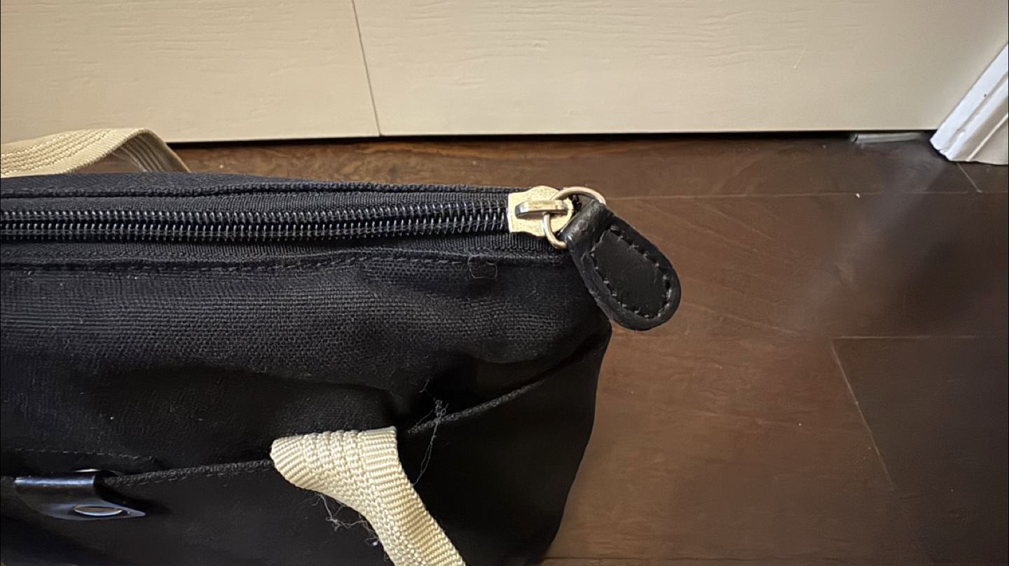 Black Canvas Tote Bag - photo 5