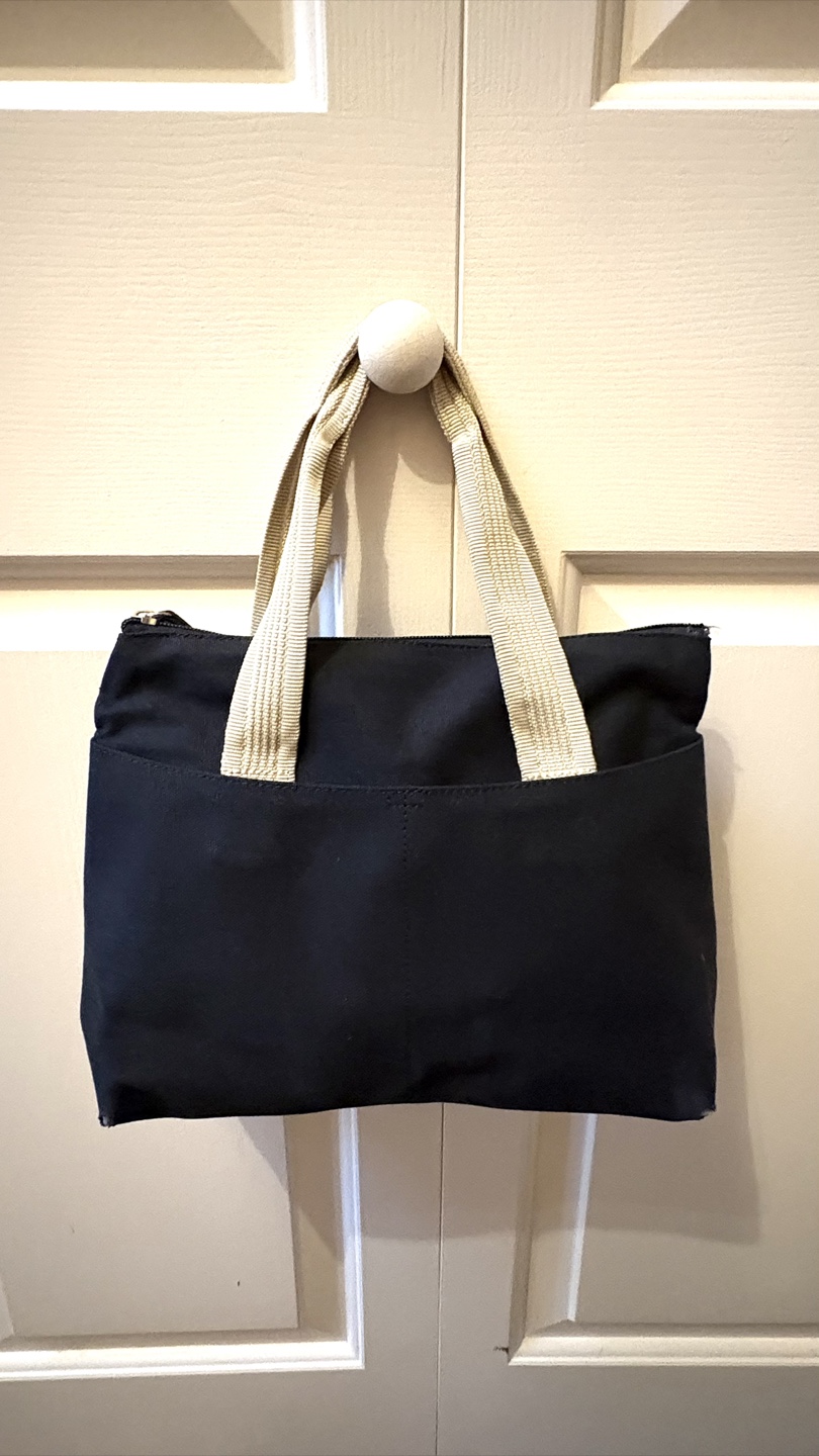 Black Canvas Tote Bag - photo 3