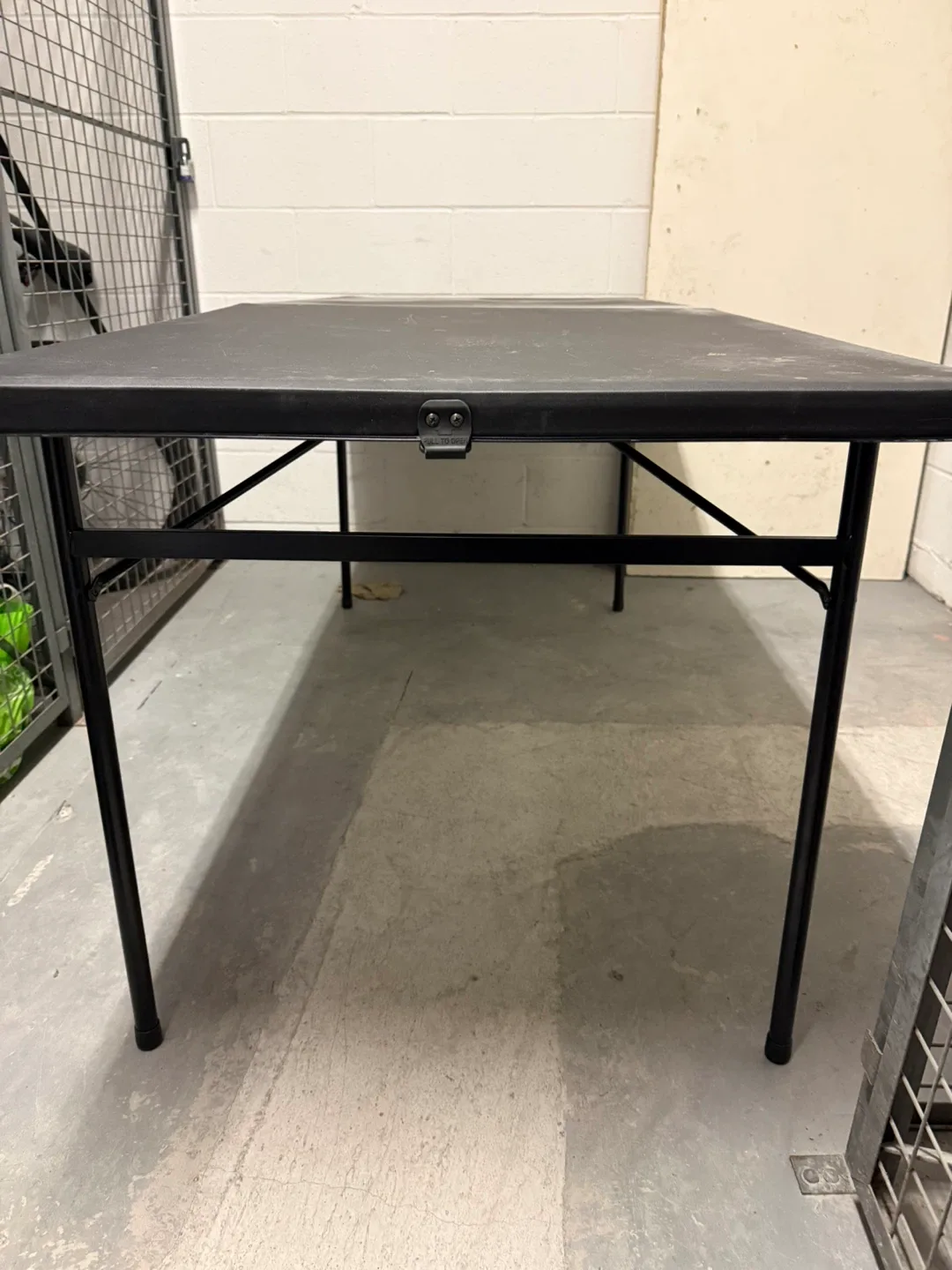 Black Folding Table