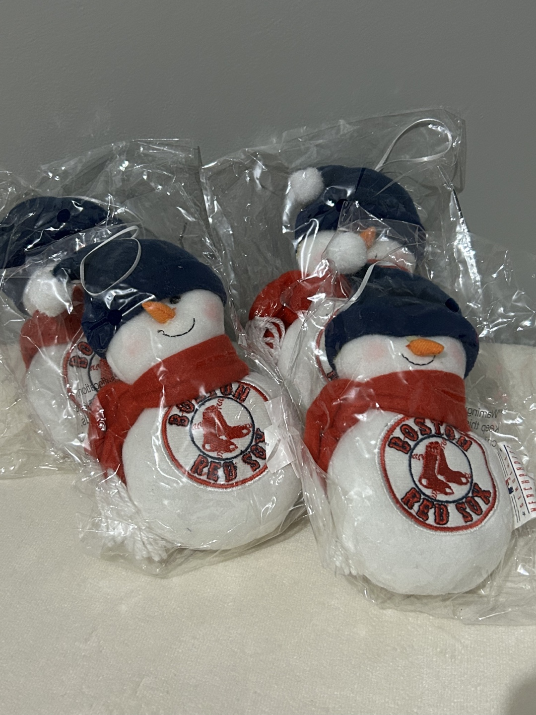Boston Red Sox Snowman Ornament - New in Package!