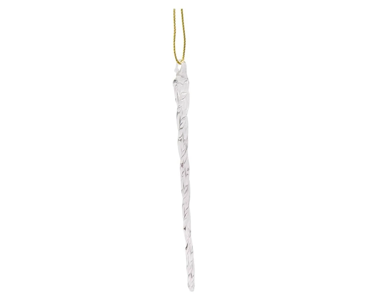 Kurt Adler Glass Icicle Ornaments, 12-Piece Set - photo 3