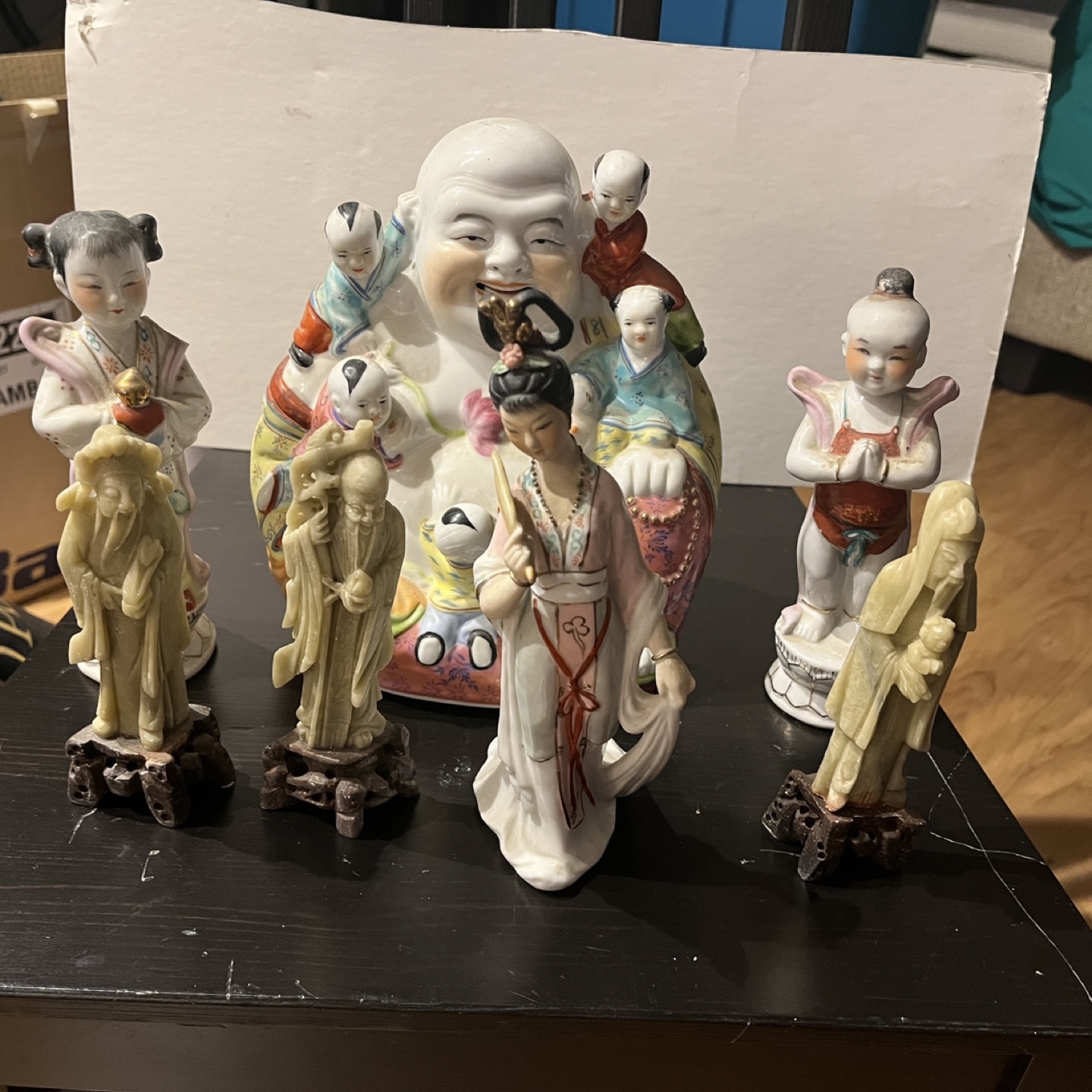 Buddha Statue with other Chinese figures