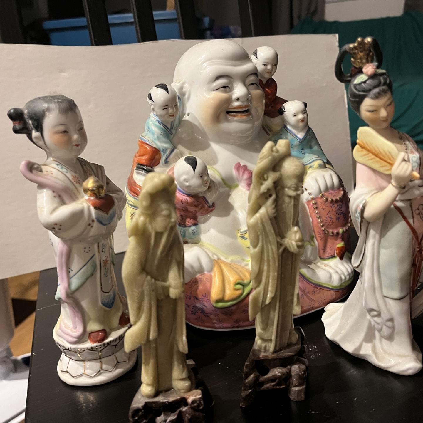 Buddha Statue with other Chinese figures - photo 3