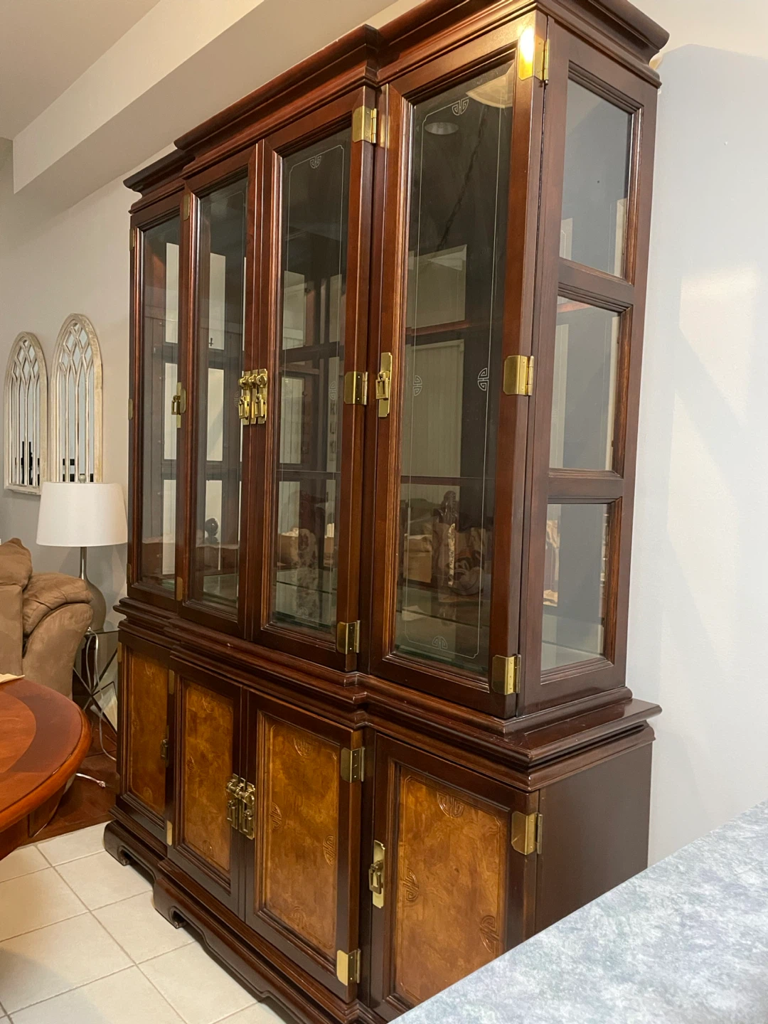 Wooden China Cabinet