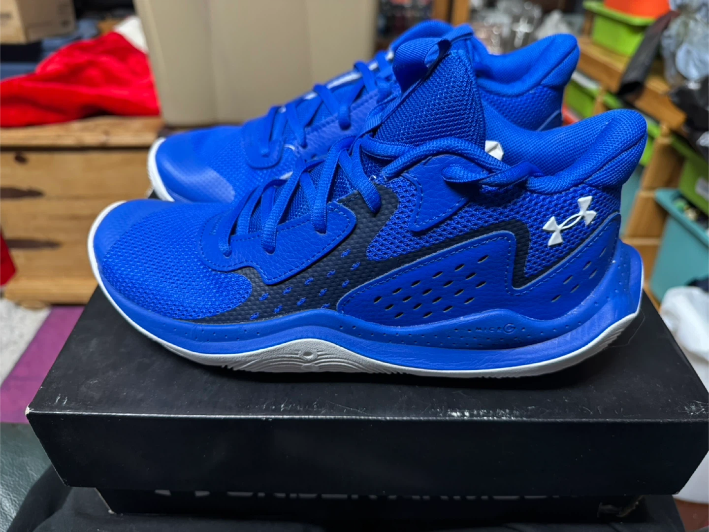 Under Armour UA GS Jet '23 Blue, Size 7Y
