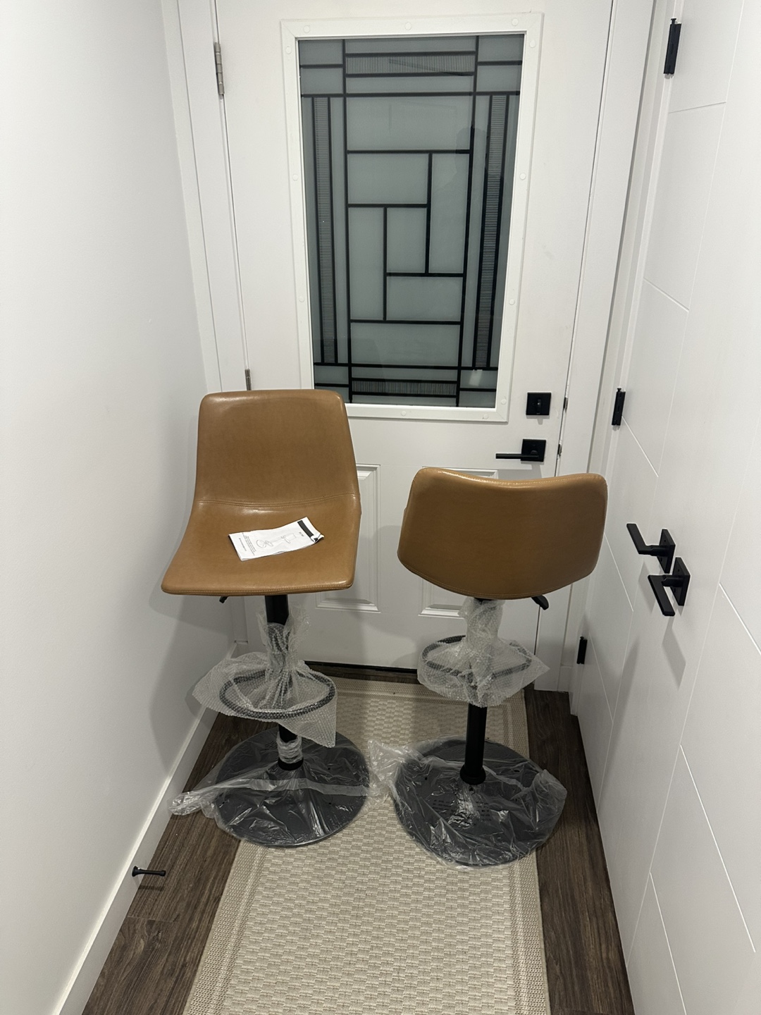 Brand New Set of 2 Modern Swivel Bar Stools - photo 5