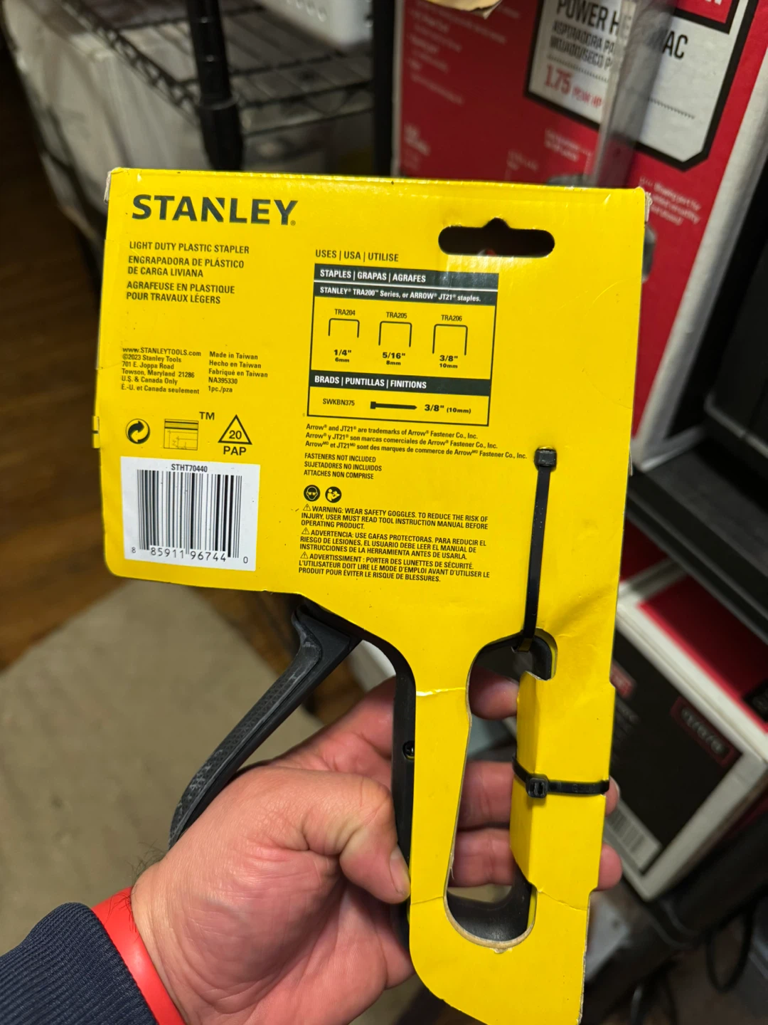 Stanley Light Duty Plastic Stapler - photo 3