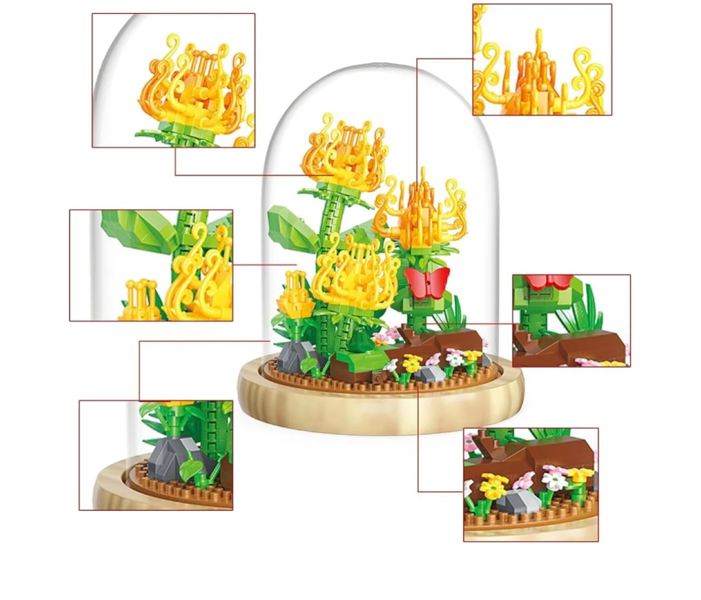Floral DIY Building Blocks Kit - photo 2