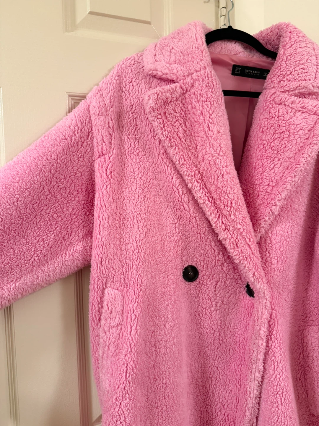 Pink Maxmara-Style Teddy Coat - photo 2