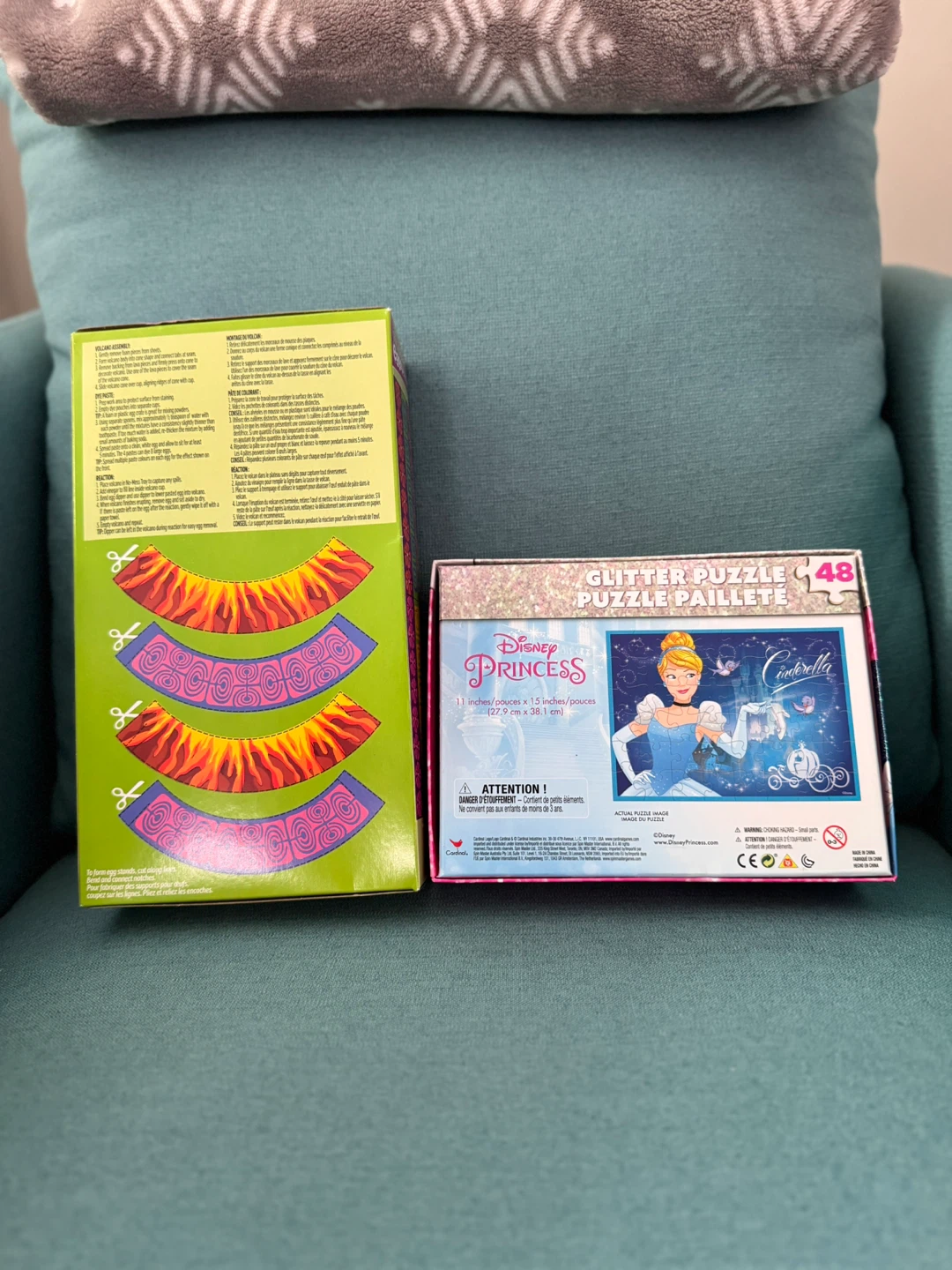 Disney Princess Cinderella Glitter Puzzle & Egg Science Kit - photo 2