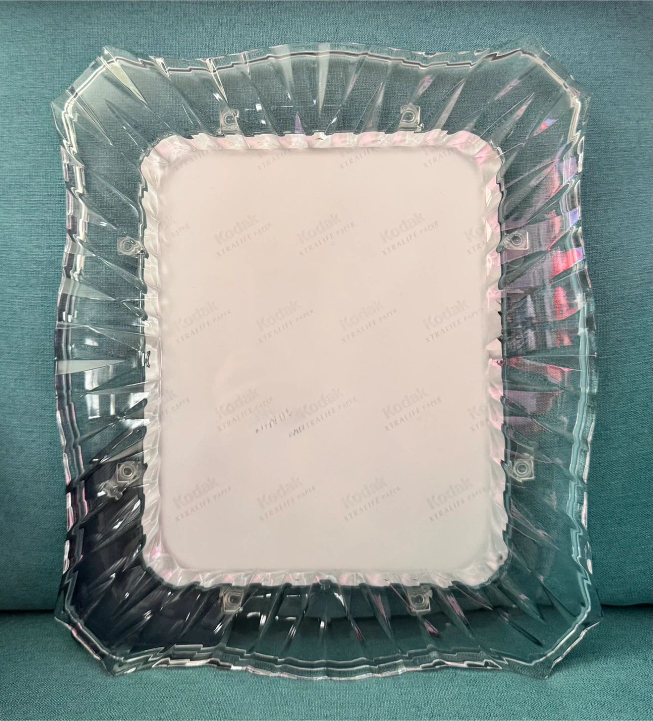 Mikasa Clear Glass Picture Frame