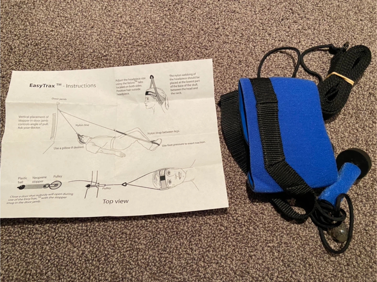 EasyTrax Cervical Traction Device - photo 2