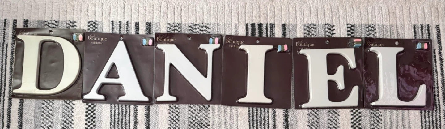 Little Boutique Wall Letters - DANIEL