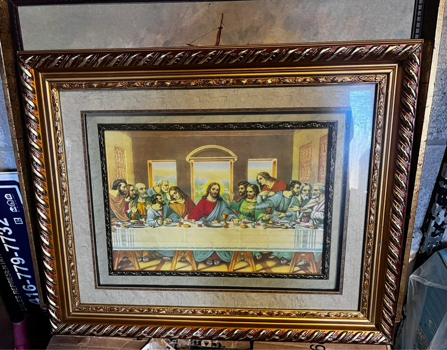 Framed Last Supper Print