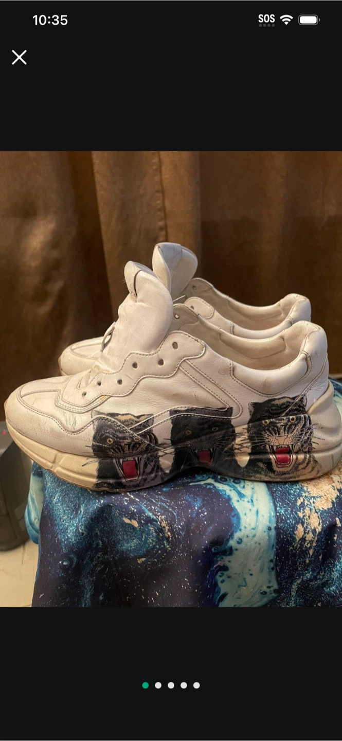 Sneakers with Tiger Design