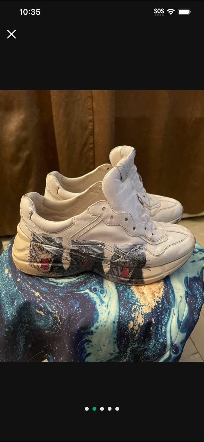 Sneakers with Tiger Design - photo 2