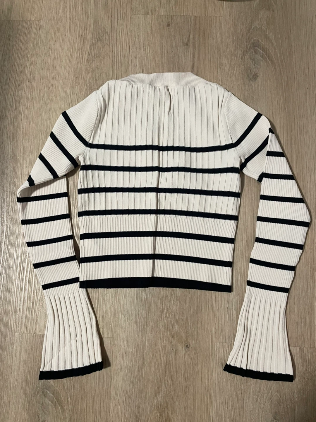 Striped Long-sleeve Top XS - photo 2