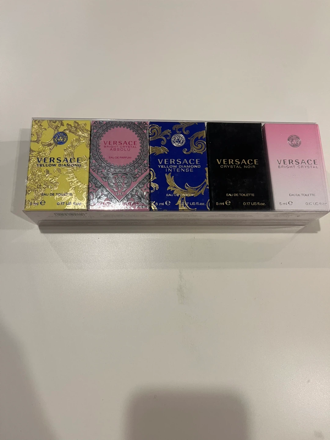Versace Miniature Perfume Set - 5 x 5ml Bottles