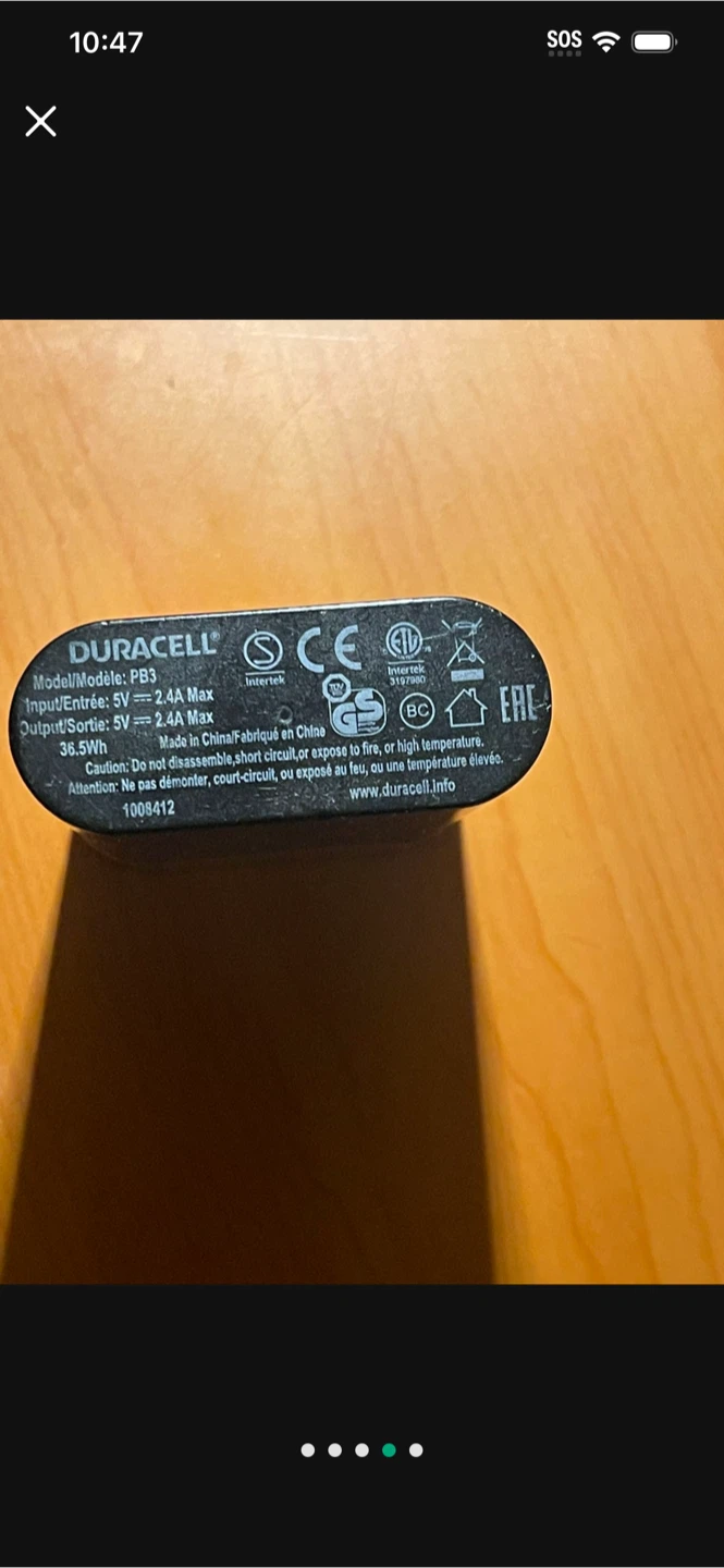 Duracell Rechargeable Powerbank 10,050 mAh - photo 4