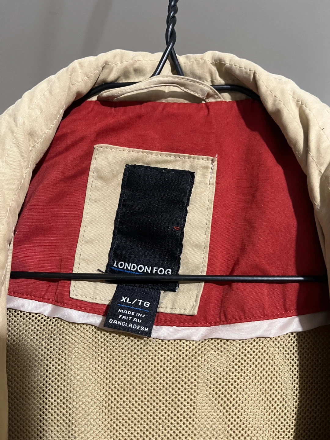 London Fog XL Beige Jacket