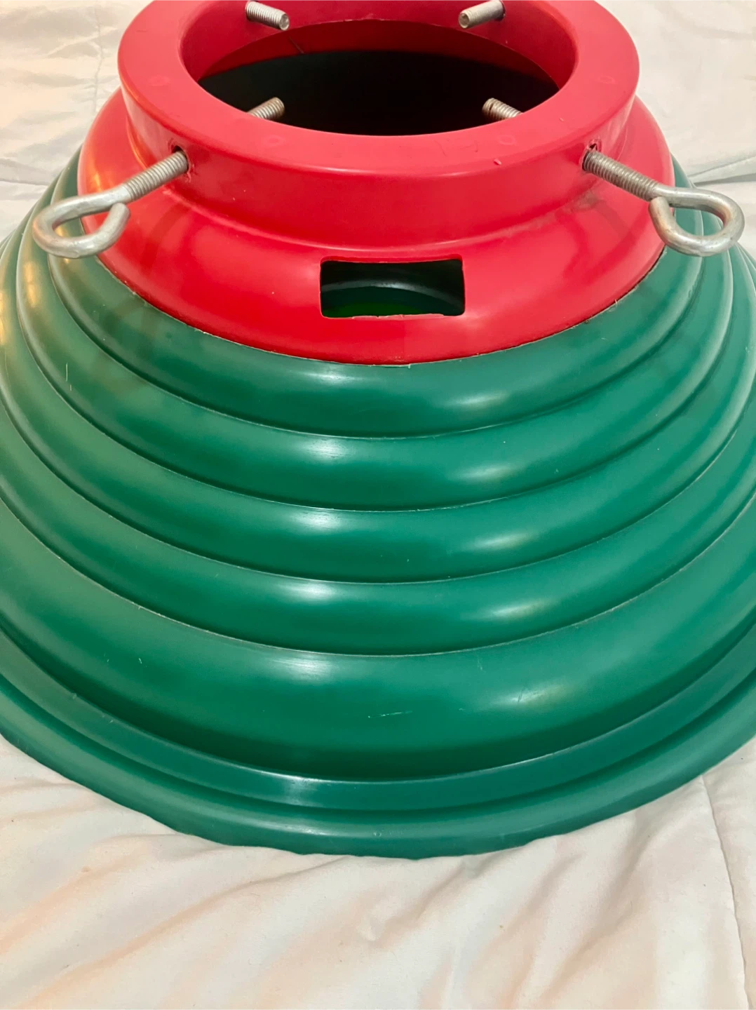 Large Christmas Tree Stand -  21” Diameter -Excellent Condition - photo 2