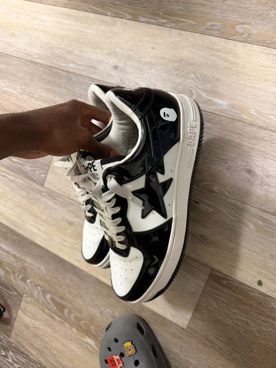 BAPE STA Black/White Sneakers