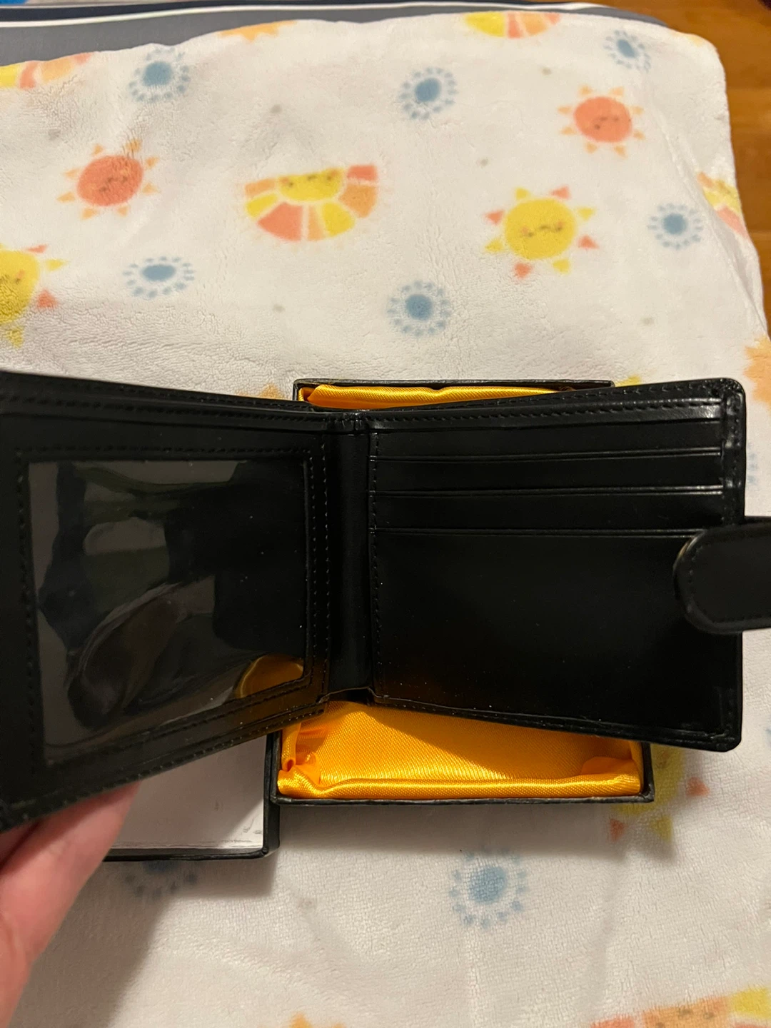 FC Barcelona Black Leather Wallet - New in Box! - photo 2