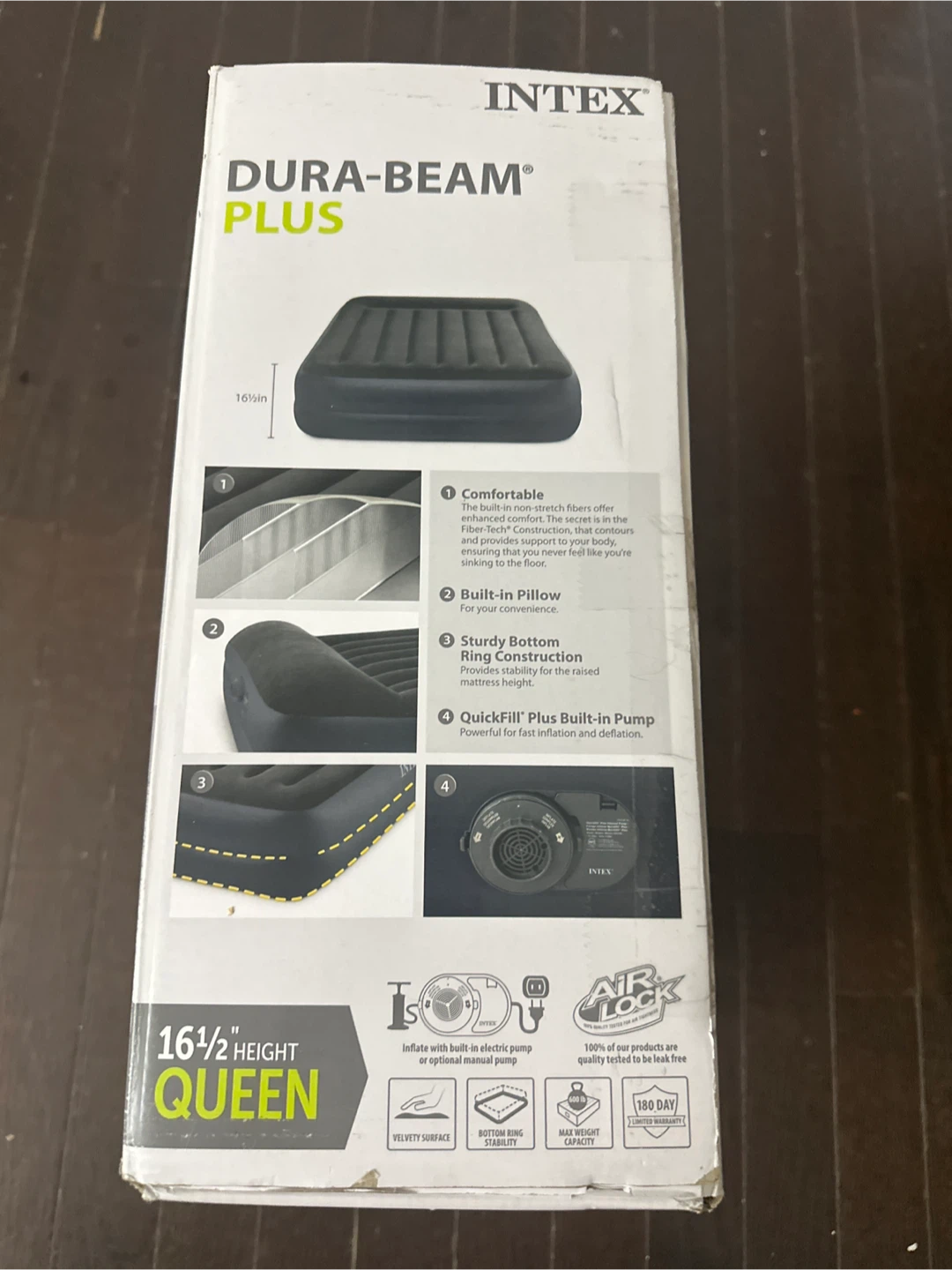 Intex Dura-Beam Plus Queen Air Mattress - New in Box! - photo 3