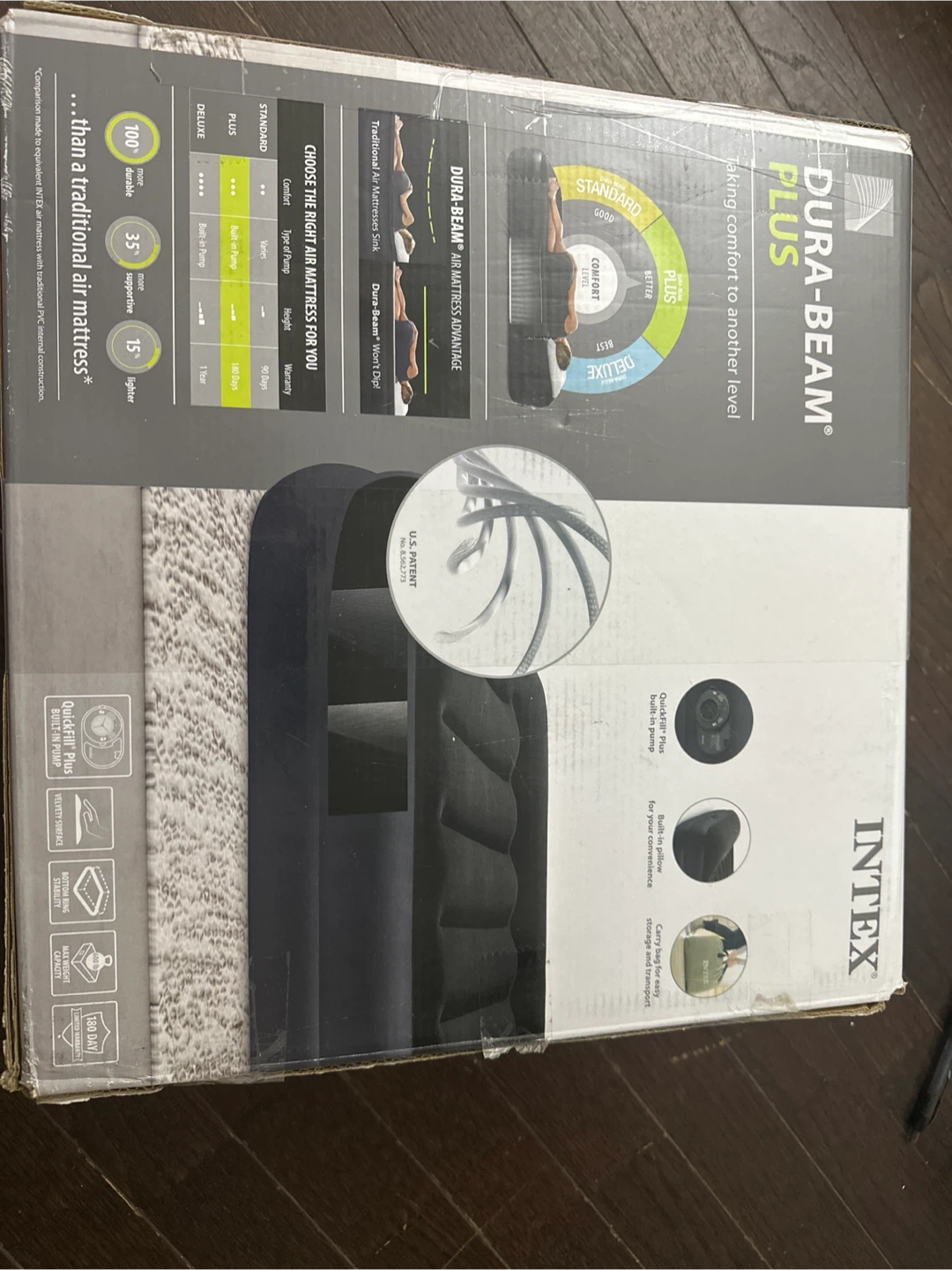 Intex Dura-Beam Plus Queen Air Mattress - New in Box!