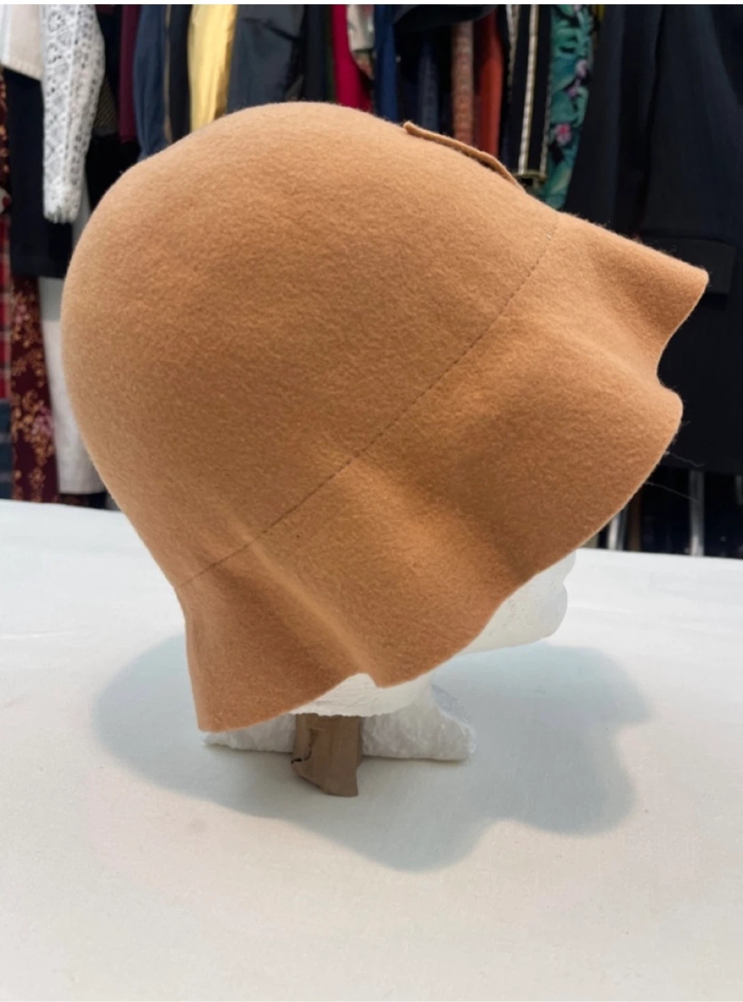 Kimchi 100% Wool Blue Tan Hat - photo 4